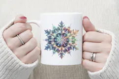 Christmas snowflakes clipart|Cute Winter flower shirt design Product Image 3