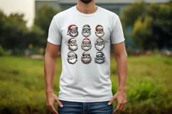 Santa Claus clipart sublimation PNG|Christmas emojis design Product Image 4
