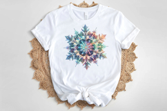 Christmas snowflakes clipart|Cute Winter flower shirt design Product Image 4