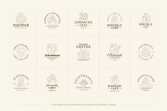 Whimsical Cafe &amp; Bakery Branding Kit | Canva &amp; Illustrator Product Image 7