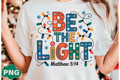 Christmas Light Be the Light Matthew PNG Product Image 2