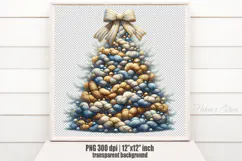 Christmas tree clipart | Winter forest t shirt design png Product Image 3