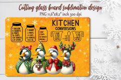 Christmas farmhouse funny gesse cutting board sublimation Product Image 1