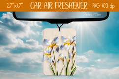 Floral Air Freshener Car| Car air freshin sublimating png Product Image 1