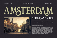 Kastroz - Luxury Vintage Serif Font Product Image 7