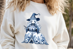 Cute Halloween Witch clip art png | Funny girl shirt designs Product Image 2