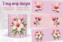 Vintage summer flowers design mug wrap 15 oz 11 oz BUNDLE Product Image 13