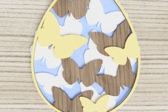 Easter laser cut file - Butterfly Egg Product Image 6