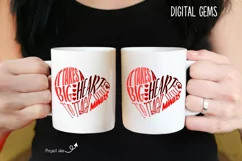 It takes a big heart to teach little minds. SVG / PNG / DXF Product Image 5