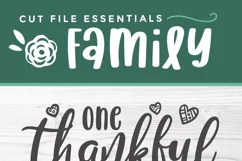 Gigi svg - One thankful Gigi - a grandma svg for crafters Product Image 3