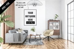Living room mockup - frame &amp; canvas mockup creator Product Image 2