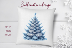 Christmas tree clipart | Winter forest t shirt design png Product Image 2