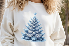 Christmas tree clipart | Winter forest t shirt design png Product Image 3