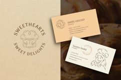 Whimsical Cafe &amp; Bakery Branding Kit | Canva &amp; Illustrator Product Image 8