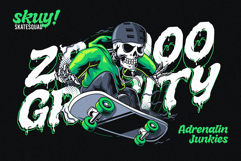 Melted Brain - Layered Dripping Font Product Image 8