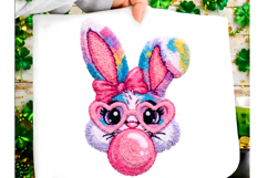 Faux Yarn Easter Bunny Png Easter Png Product Image 1