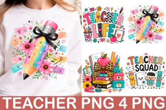 Teacher PNG Shirt Sublimation Png Product Image 1