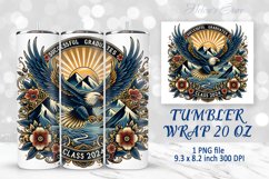 Class of 2024 Sublimation | Graduation tumbler wrap designs Product Image 1