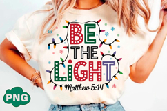 Be the Light Matthew PNG Christmas Light Product Image 2