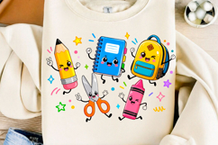 Back to School PNG, Teacher Pencil Shirt Product Image 1
