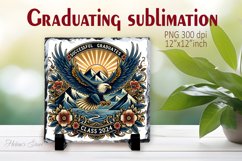 Class of 2024 | Graduation Slate Sublimation Design Product Image 1