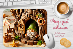 Summer beach gnomes mouse pad sublimation design png Product Image 1