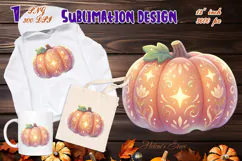Magic Halloween clipart | Kawaii shirt sublimation designs Product Image 1