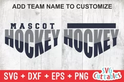 Hockey SVG | Hockey Template 008 | Shirt Design Product Image 2