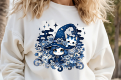 Cute Halloween clipart BUNDLE | Coquette bows shirt designs Product Image 6
