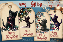 Christmas Gift Tags| Christmas labels| Christmas animals tag Product Image 1