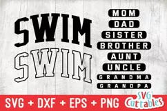 Swim SVG | Swim Family Spirit Product Image 3