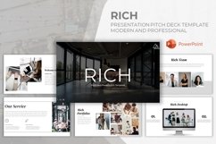 Pitch Deck Powerpoint Template - Rich Product Image 1