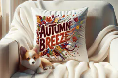 Autumn Chenille Embroidered Patch Puffy Sublimation Design Product Image 3