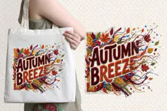 Autumn Chenille Embroidered Patch Puffy Sublimation Design Product Image 4