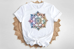 Christmas snowflakes clipart|Cute Winter flower shirt design Product Image 4