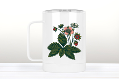 Wildflowers strawberry clipart | Vintage flowers graphics Product Image 3