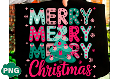 Merry Christmas Tree Png, Merry Png Product Image 3