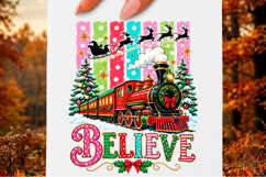 Preppy Christmas &amp; Football PNG Product Image 9