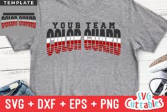 Color Guard SVG | Color Guard Template 009 Product Image 1