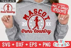 Cross Country SVG | Cross Country Template 009 | Shirt SVG Product Image 1