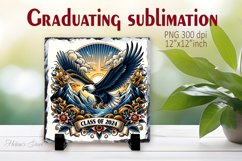 Class of 2024 | Graduation Slate Sublimation Design Product Image 1