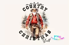 Christmas PNG | Merry Country Christmas Y'all Product Image 3