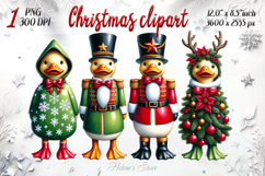 Christmas cute goose clipart png|Funny t shirt design Product Image 1