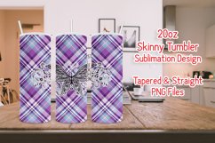 Boho Butterfly Design - Tumbler Sublimation Design Product Image 1