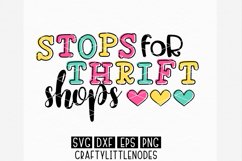 Stops For Thrift Shops SVG Product Image 1