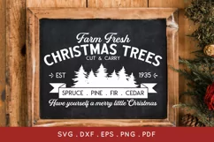 Farm Fresh Christmas Tree Farm svg dxf png eps pdf Product Image 3