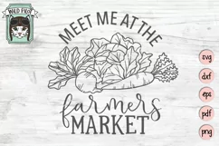 Farmers Market Cut File, Farmers Market SVG, Kitchen SVG Product Image 1
