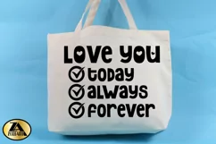 Valentines Day SVG Love Quotes SVG Love You SVG Cut files Product Image 4