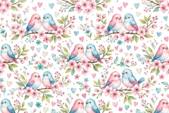 Watercolor seamless repeat pattern Mother's Day Product Image 1
