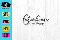 Farmhouse Fresh SVG Cut File Product Image 1